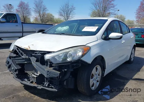 2015 Kia Forte Lx из США, поврежденный, VIN KNAFX4A66F5328175